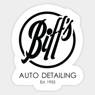 Biff's Auto Detailing (Dark) Sticker